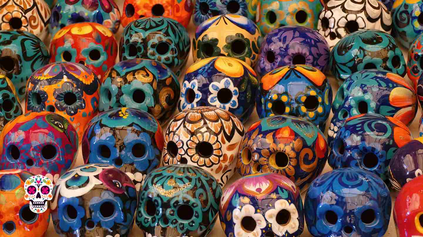 day of the dead skull